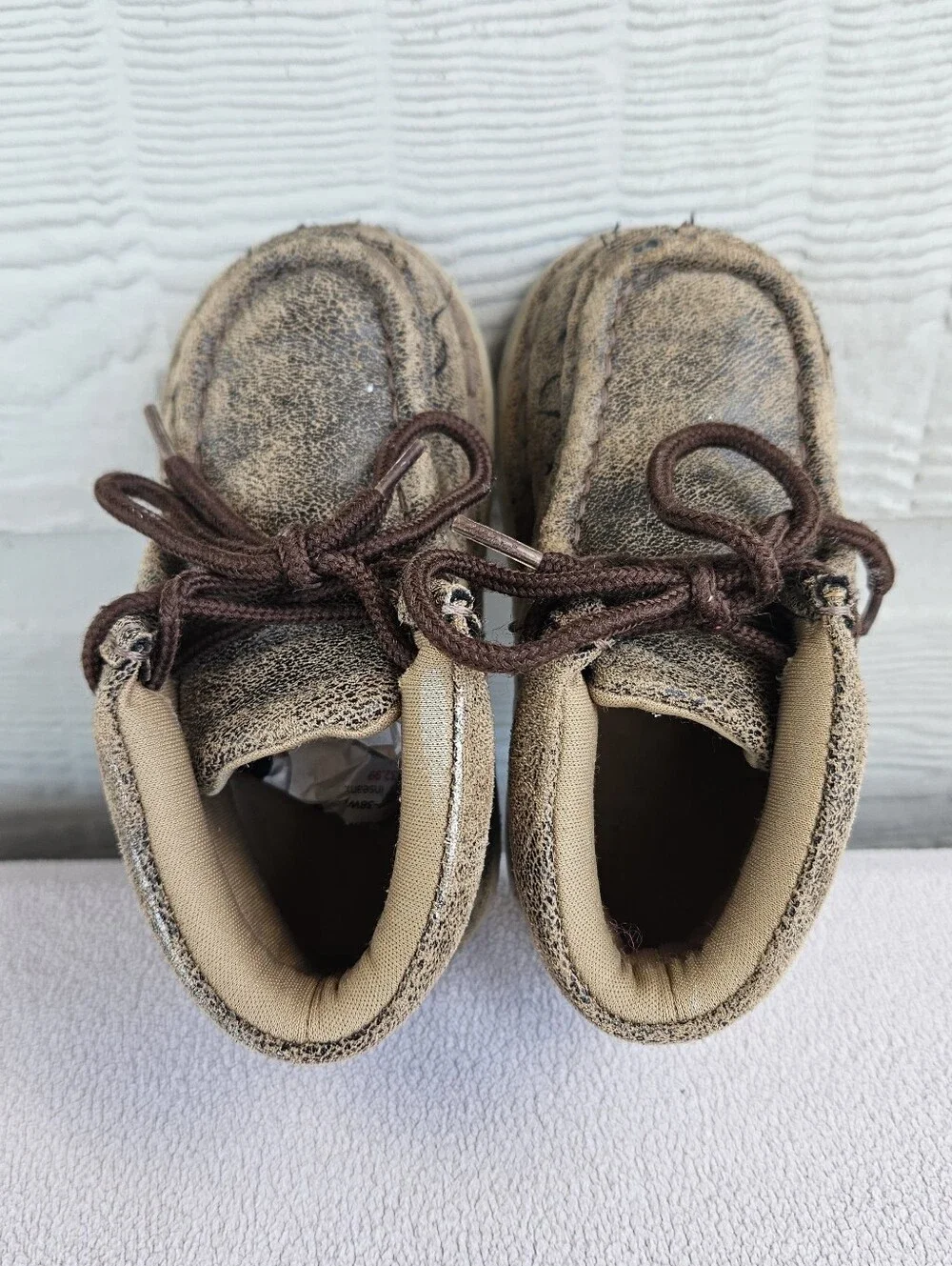 Twister Aiden Chukka Toddler Ankle Boot SZ 7 Casual Brown Tie Western Country